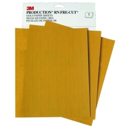 FRE-CUT GOLD PAPER SHEETS 9" X 11" P400 50/SL